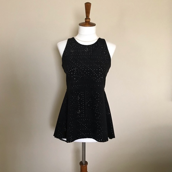 BCBGMAXAZRIA Caralyn Halter Neck Open Back Tank - Picture 2 of 5